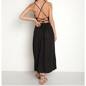 Revolve LBLC the label black open back dress, size small. NWT.